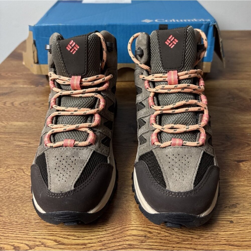 Columbia Crestwood Mid Waterproof Boots - Cordovan/Mud - Size Women's 5.5 Wide